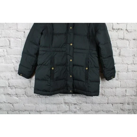 LL Bean Mountain Classic Down Sherpa-Lined Zippered Hooded Parka S Pet - Picture 3 of 10